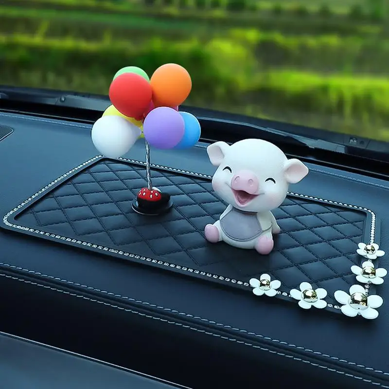 Car non-slip phone pad car dashboard storage mat reusable dashboard mat for coins keys cards phones sunglasses