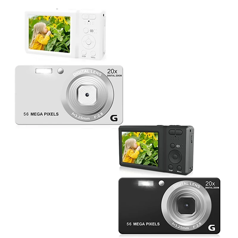 

2.7 Inches HD Digital Video Camera 4K 56MP Auto Focus Digital Camera 56 Million Pixel 20X Digital Zoom Camera Easy To Use