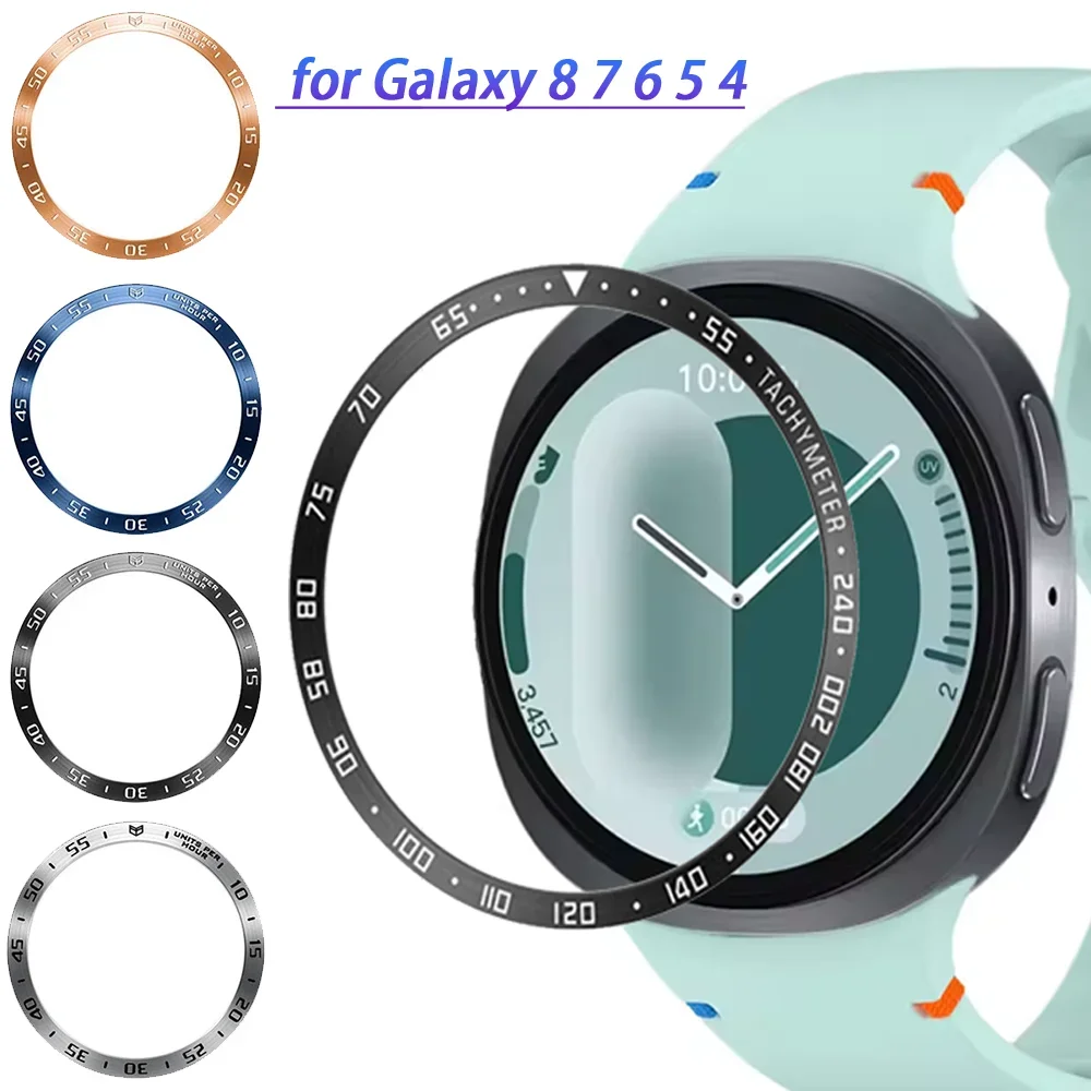 Premium Metal Bezel Ring with Time/Speed Scale Frame - Sleek Protective Accessory