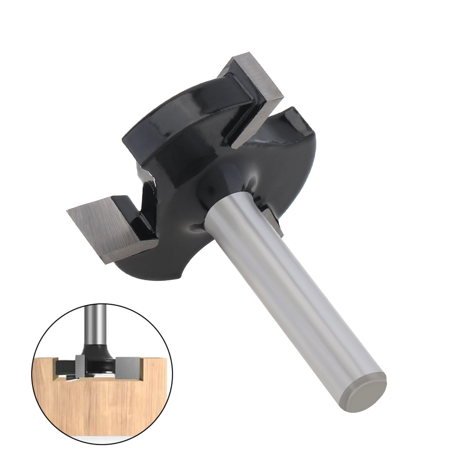 1pcs CNC Spoilboard Surfacing Router Bit 1/4 Inch Shank Extra Large