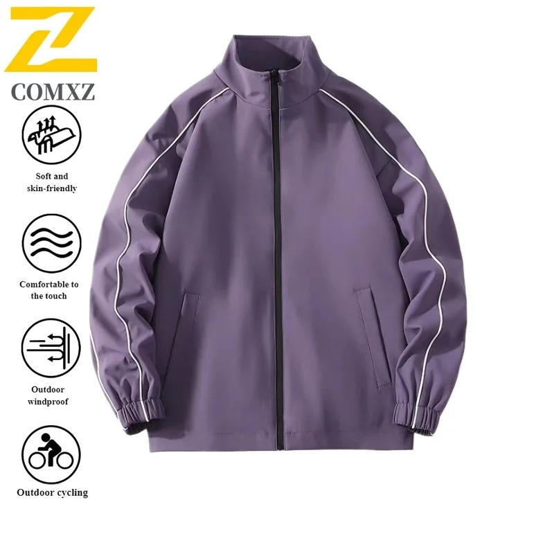 EiAO Fashion Windbreaker Man Woman Waterproof Breathable Outdoor Suit for Hiking Camping Fishing Comfort Lightweight Stretch
