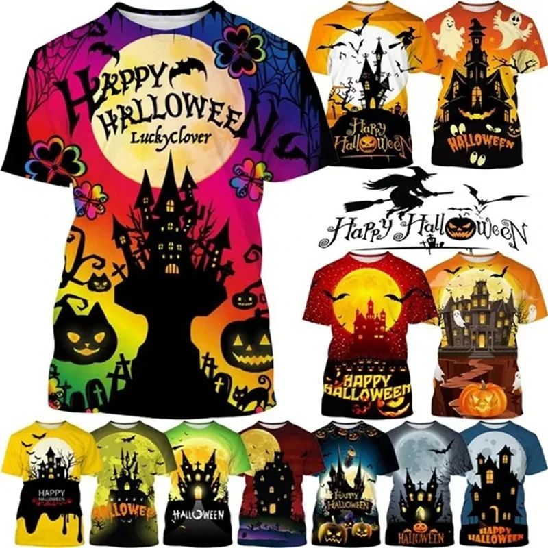 NewArrivalsHalloween3DPrintedTshirtPumpkinTShirtFashionMen