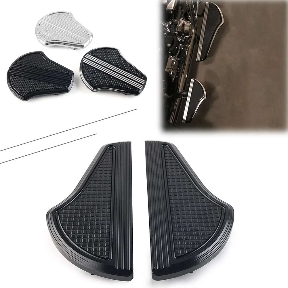 

2 PCS Aluminum Motorcycle Rear Passenger Floorboards For Harley-Davidson Touring 1993-2023