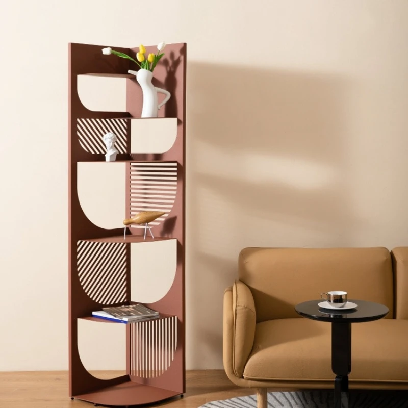 Raster corne , minimalist living room, triangular storage cabinet, narrow