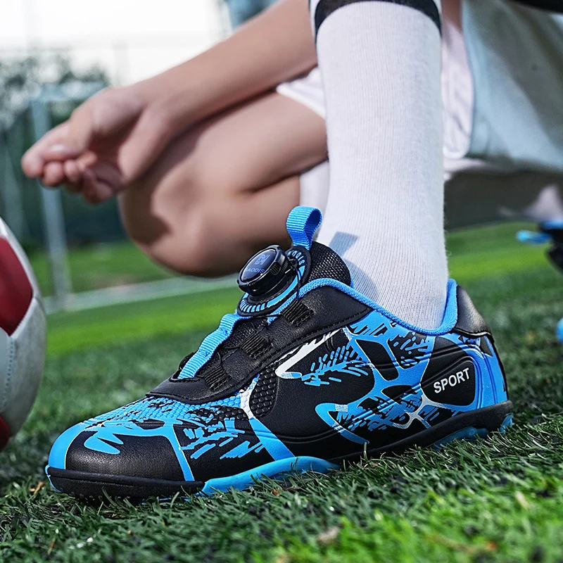 WOWEI Chaussures de football pour homme - Crampons en microfibre - Gazon artificiel professionnel - Chaussures de football pour enfants et garçons - Chaussures d'entraînement - Chaussures de sport WOWEI Chaussures de football pour homme - Crampons en microfibre - Gazon artificiel professionnel - Chaussures de football pour enfants et garçons - Chaussures d'entraînement - Chaussures de sport