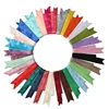 New Small Silk Scarf Narrow Thin Satin Scarves Neck Tie Handle Bag Ribbons Headband Thin Solid Color Long Scarf Multifunctional 4