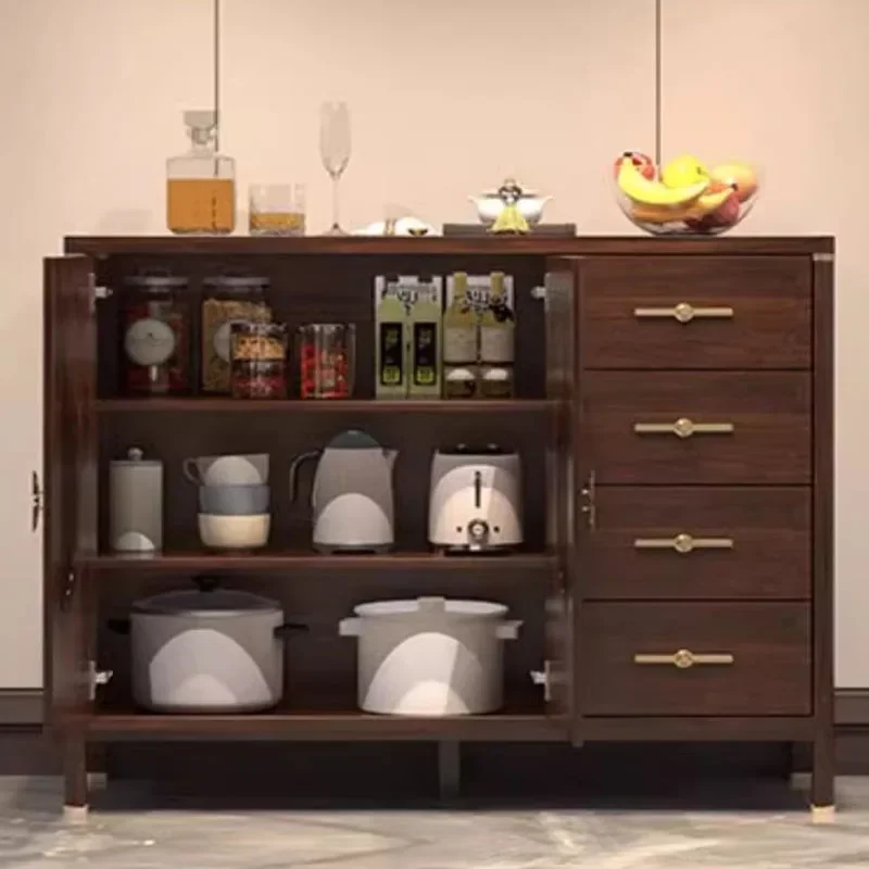 Kitchen Storage & Organization Sideboard Multifunction Home Furniture Luxury Multifunctional Aesthetic Room et Cabinet Wheel