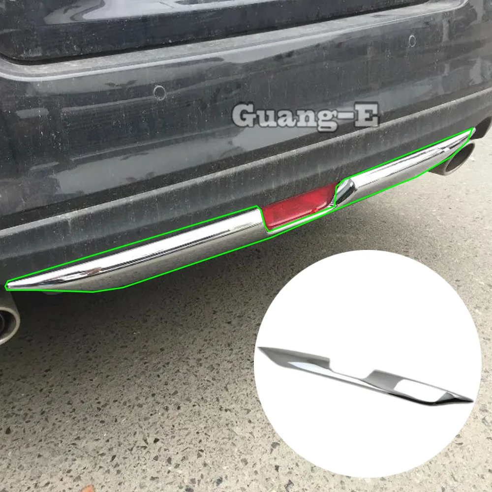 

Body Cover Protection Bumper ABS Chrome Trim Rear Back Tail Bottom 1PCs For Nissan Altima Teana 2013 2014 2015 2016 2017 2018