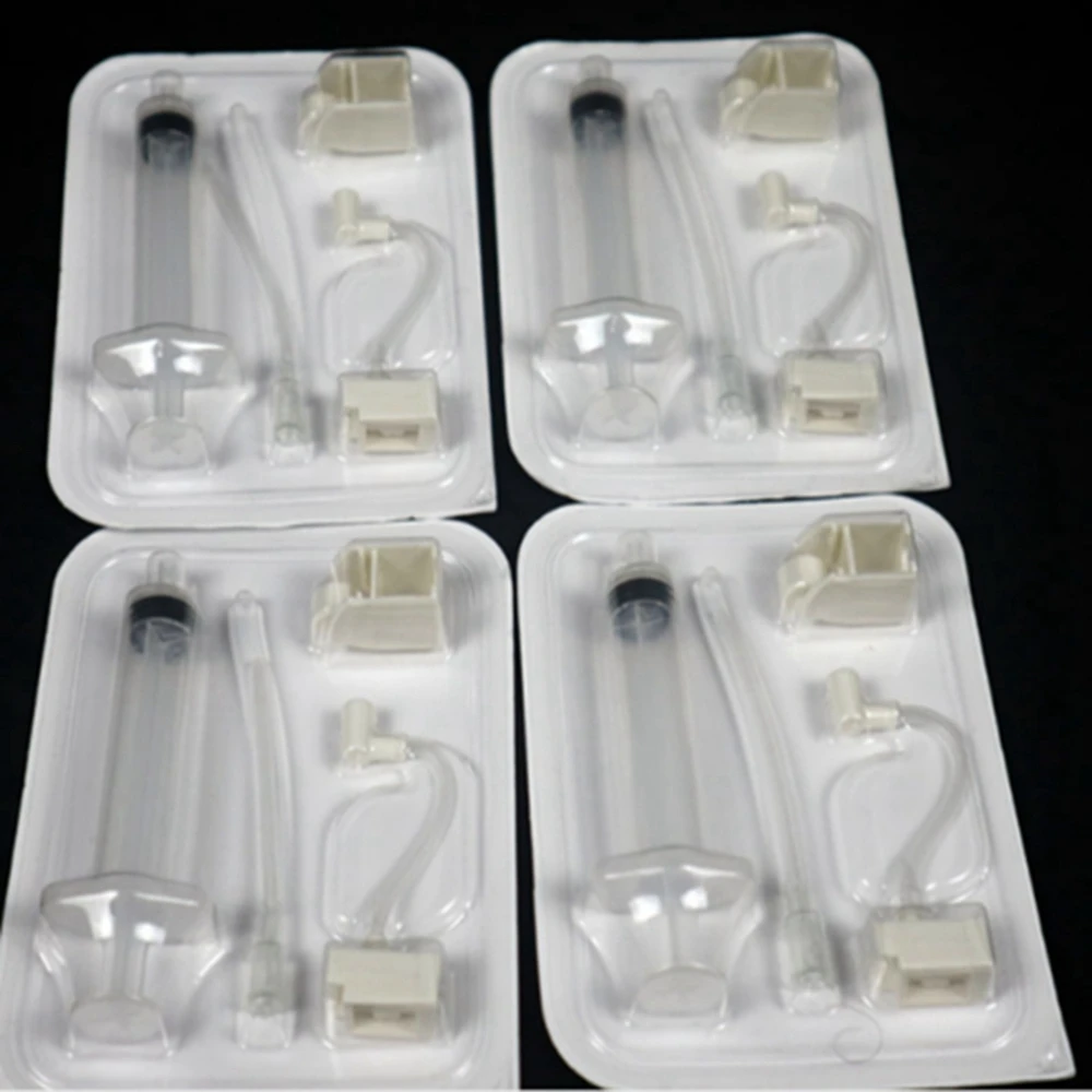 

RF Vanadium Titanium Crystal Injection Syringe No Needle Tubing Disposable Photon For Face Restoration Skin Care Water Mesogun