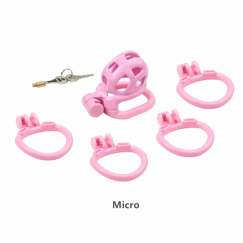 Male Chastity Cage Lock Cock Device Kit 4 Arc Penis Rings Sex Toys For Men Gay Scrotum Adult Games Sex Shop 18+ penis chastity cage chastity lock sex toy chastity cage accessory penis cock ring