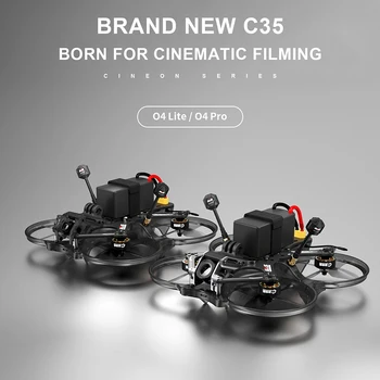 Axisflying CineON C35 V3 O4 PRO FPV Drone da 3,5 pollici 6S Cinewhoop con DJI O4 VTX GPS integrato ICM-42688-P Giroscopio Motore 1960KV