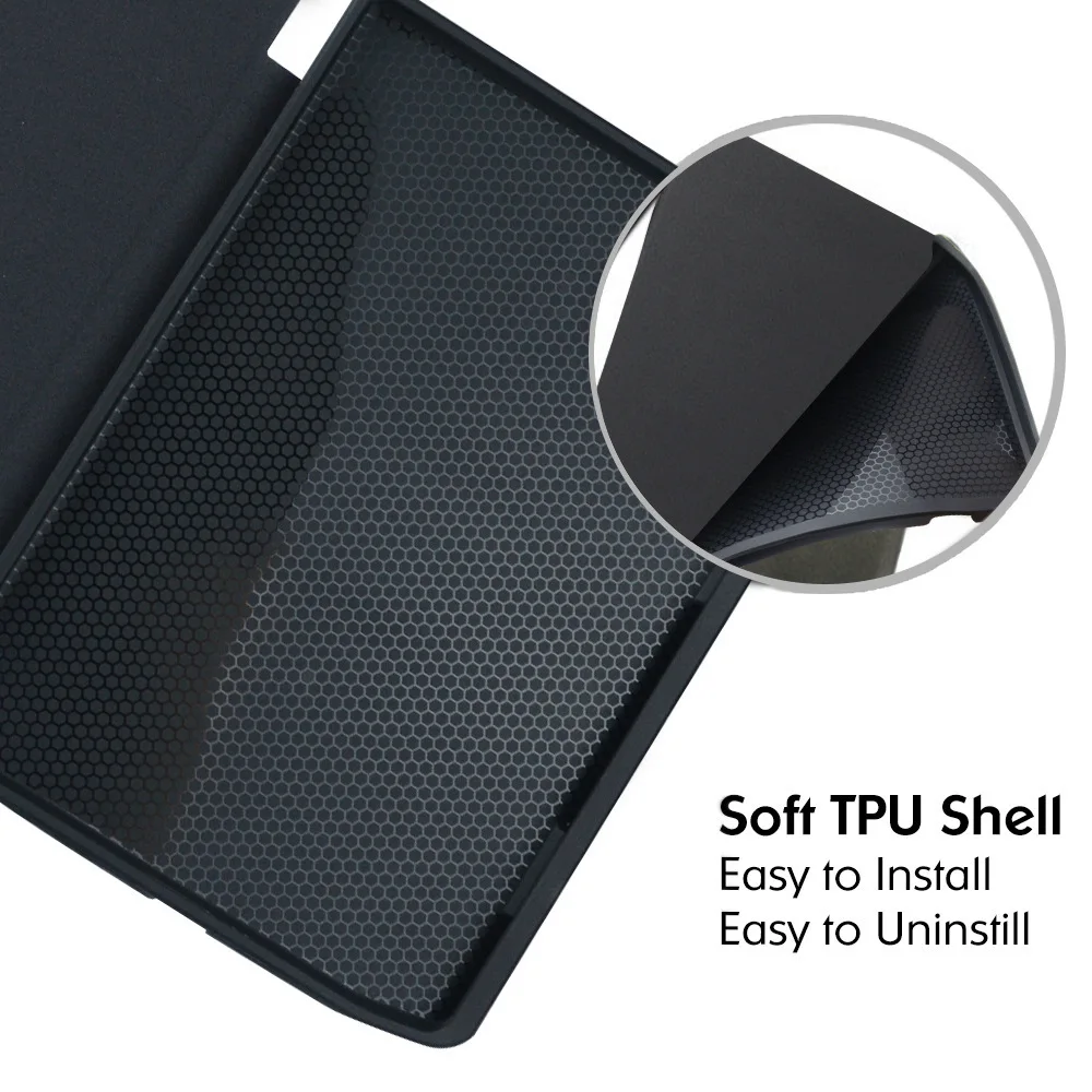 Premium Leather Slim Shockproof Case for 7.8-Inch E-Reader with Auto Sleep Smart Cover