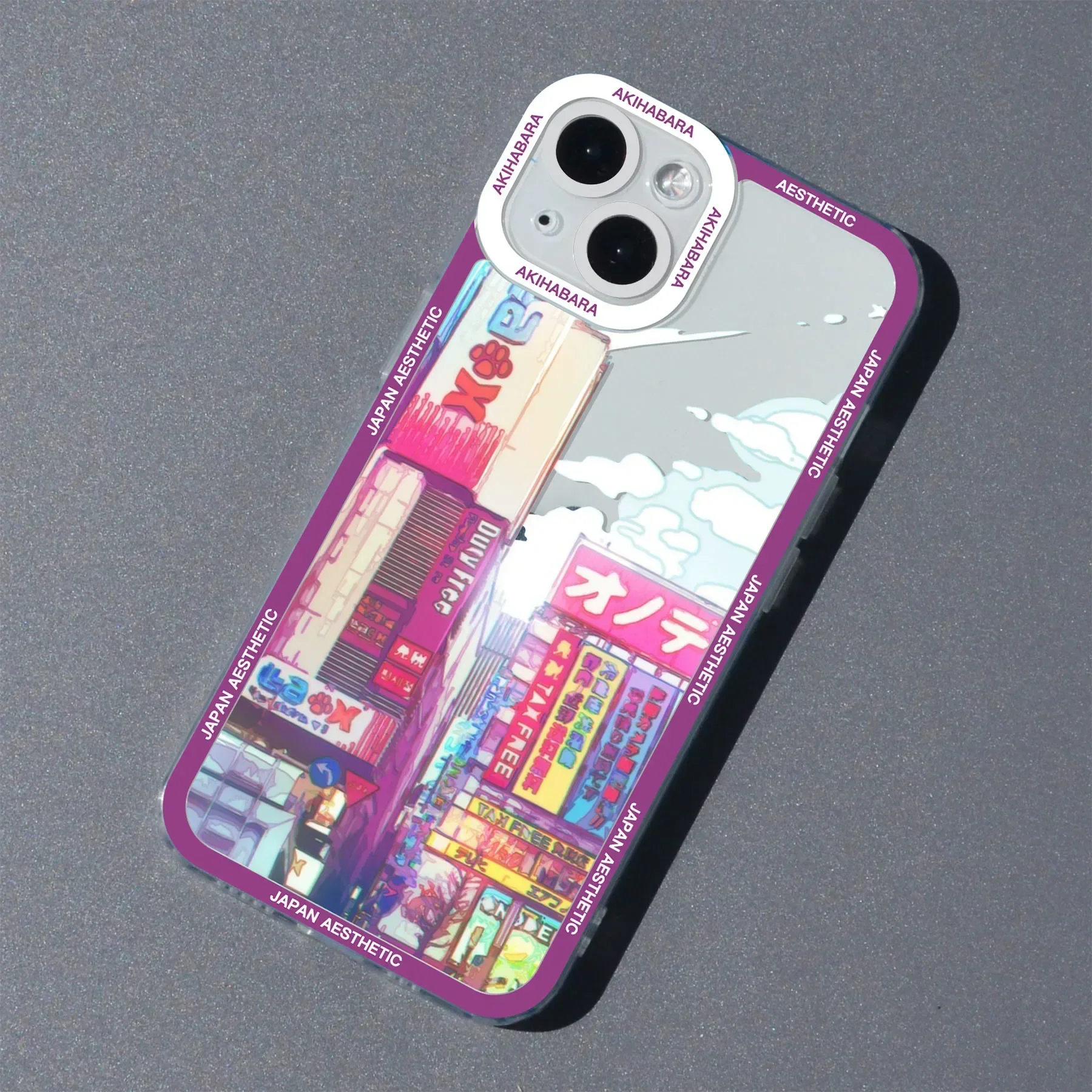 Japan Anime Scenery Aesthetic Landscape Clear Phone Case