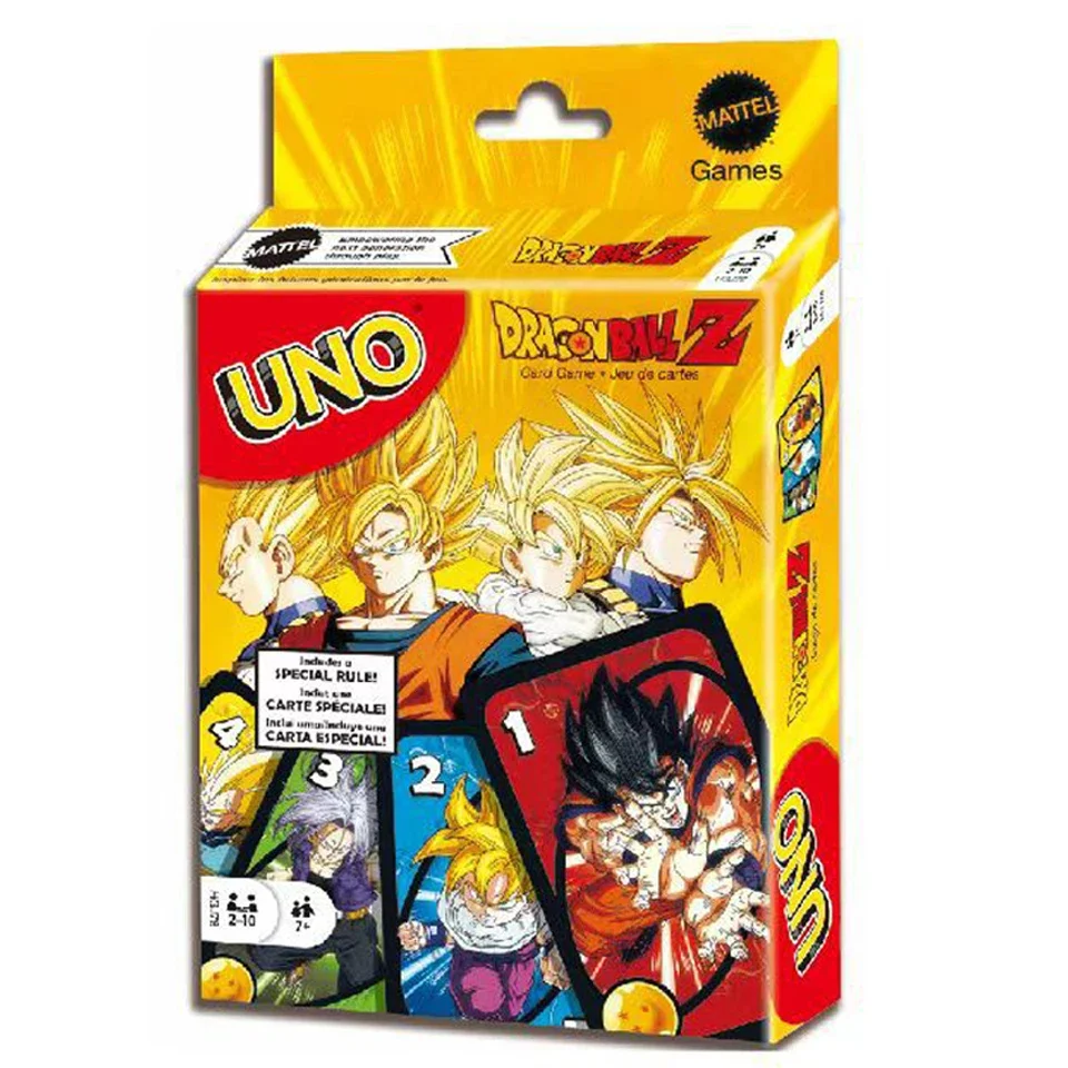 Board Games UNO NO MERCY Matching Card Dragon Ball Z Multiplayer