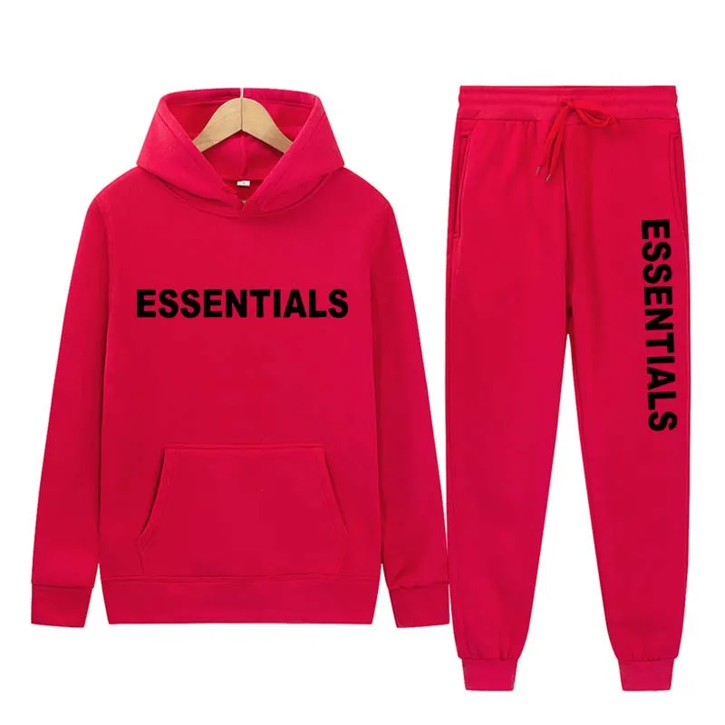 pink bape hoodie ESSENTIALS Hoodie Men Women's Oversized Sets Quality Fashion Sweatshirt Kanye West Hip Hop Streetwear Cotton ESSENTIAL Pullover Casual Hoodies  Hoodies & Sweatshirts