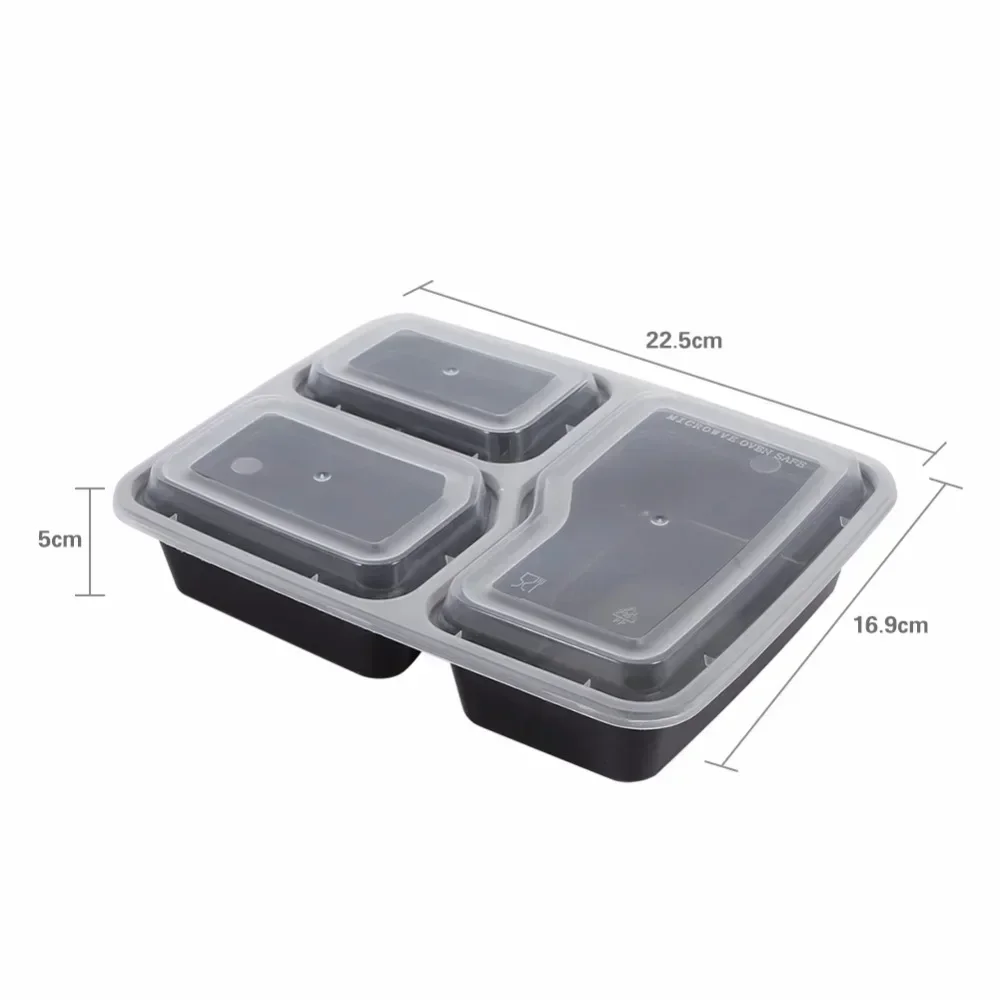 Eco-Friendly Reusable Bento Lunch Box with Multiple Compartments