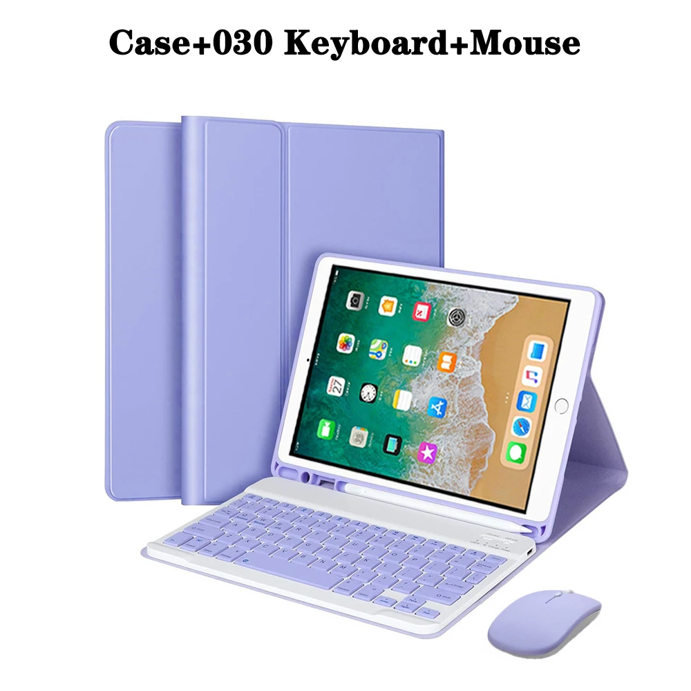 Premium Tablet Case with Detachable Keyboard and Pencil Holder, 9.7 Inch