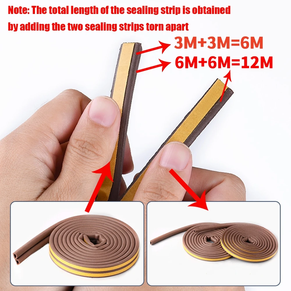 Acoustic Foam Self-Adhesive Weatherproof Seal Strip