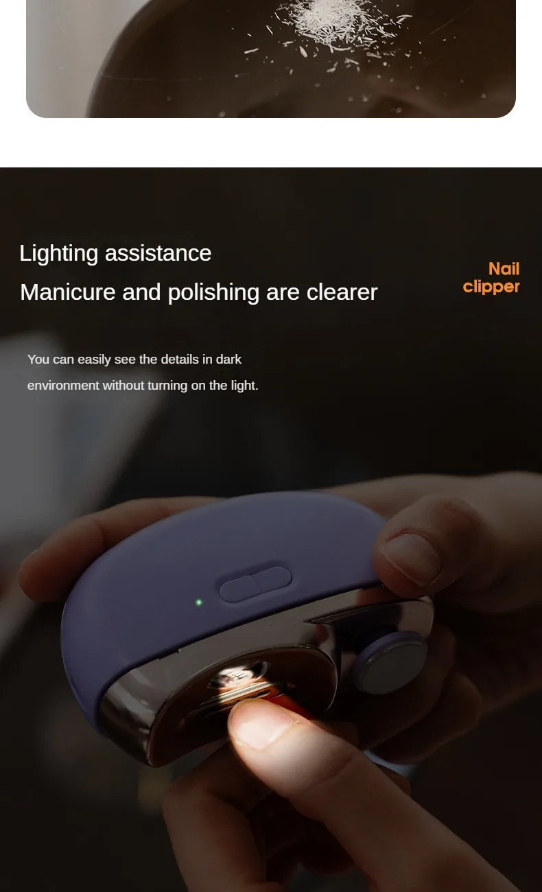 Automatic Nail Care Kit for Manicure and Pedicure