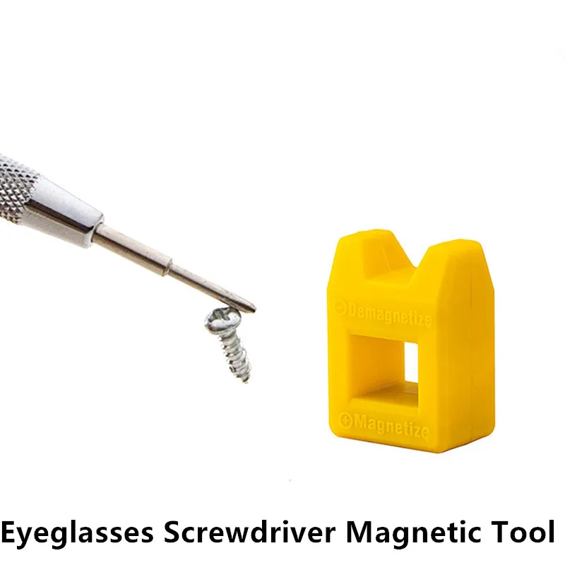 

Smart Magnetization Degaussing Tool for Eyeglasses Screwdriver Repair Screws Straight Cross Head Quick Frequency Using