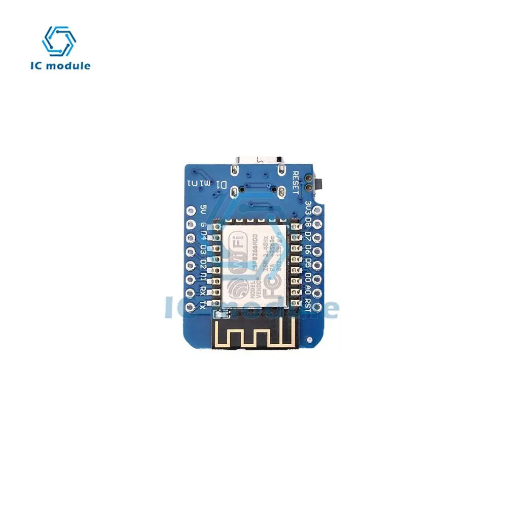 

5V 1A MINI TYPE-C Interface ESP8266 ESP-12F WIFI Development Board CH340G TYPE-C Interface for Electronic Repair DIY