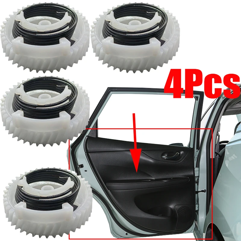 4X engranaje del actuador de cerradura de puerta de coche para Nissan Sentra Versa
