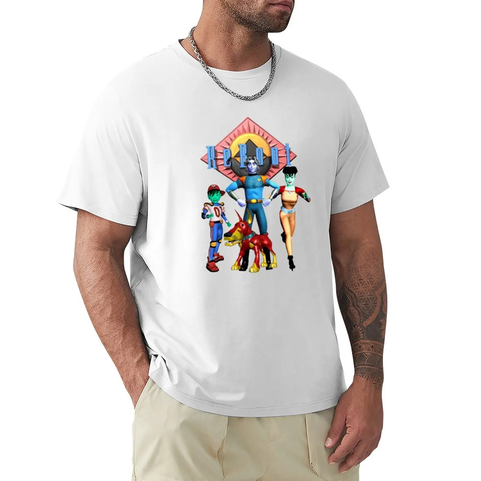

Reboot Group T-Shirt tees sweat anime men graphic t shirts