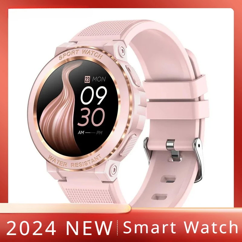 

2024 New MK60 Sport Smartwatch Women Bluetooth Call Smartwatch IP68 Waterproof Fitness Tracker Health Monitoring for IOS Android