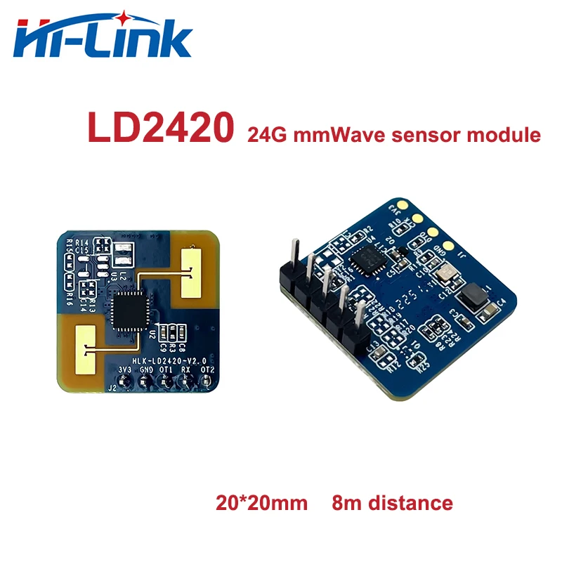 New 24G HLK-LD2420 mmWave 8M Radar Sensor Motion Module for Moving