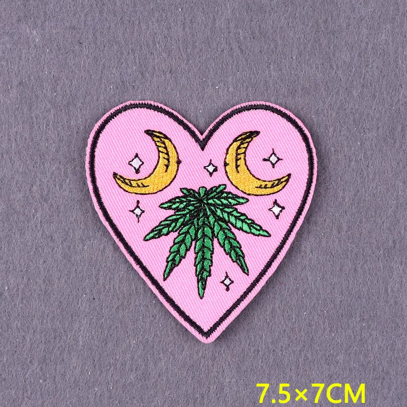 히피 자수 패치, 의류용 플레임 아이언 패치, 열 접착 패치, 재킷에 DIY 해골 줄무늬 배지, 배낭에