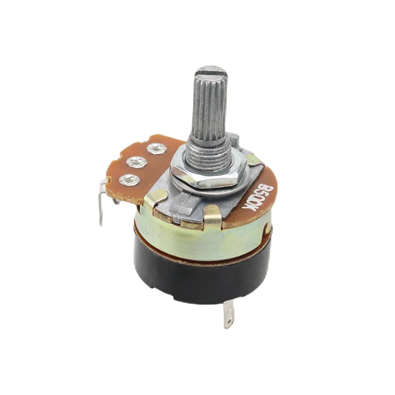 Wire Wound Potentiometer Adjustable resistance speed regulator switch potentiometer B500K B50K B10K WH138-1