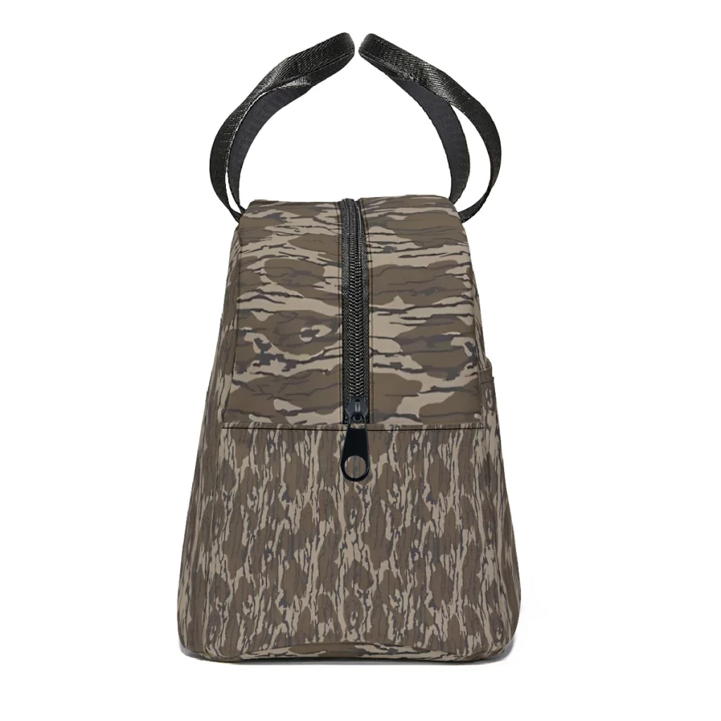 Everything Bottom Lands Camo Lunch Bag for School Waterproof Picnic Thermal Cooler Insulated Lunch Box Women Kids Tote Bags