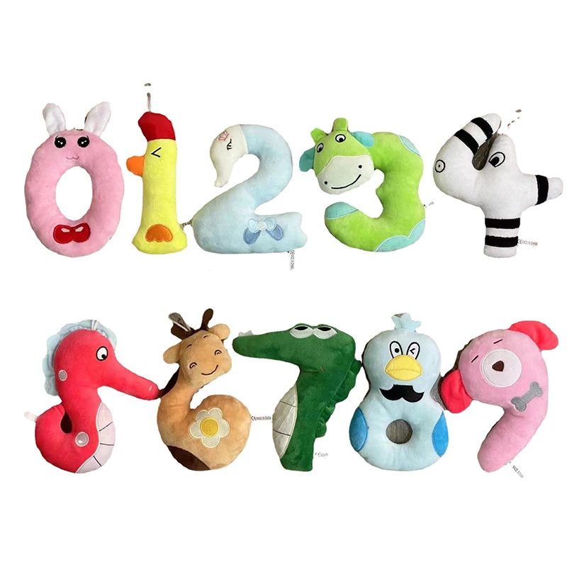 20cm New Alphabet Lore Number Plush Toy Digital Series Plushies Doll Children Early Education Enlightenment Montessori Toy Gifts конструируем роботов на lego® education wedo 2 0 космический десант