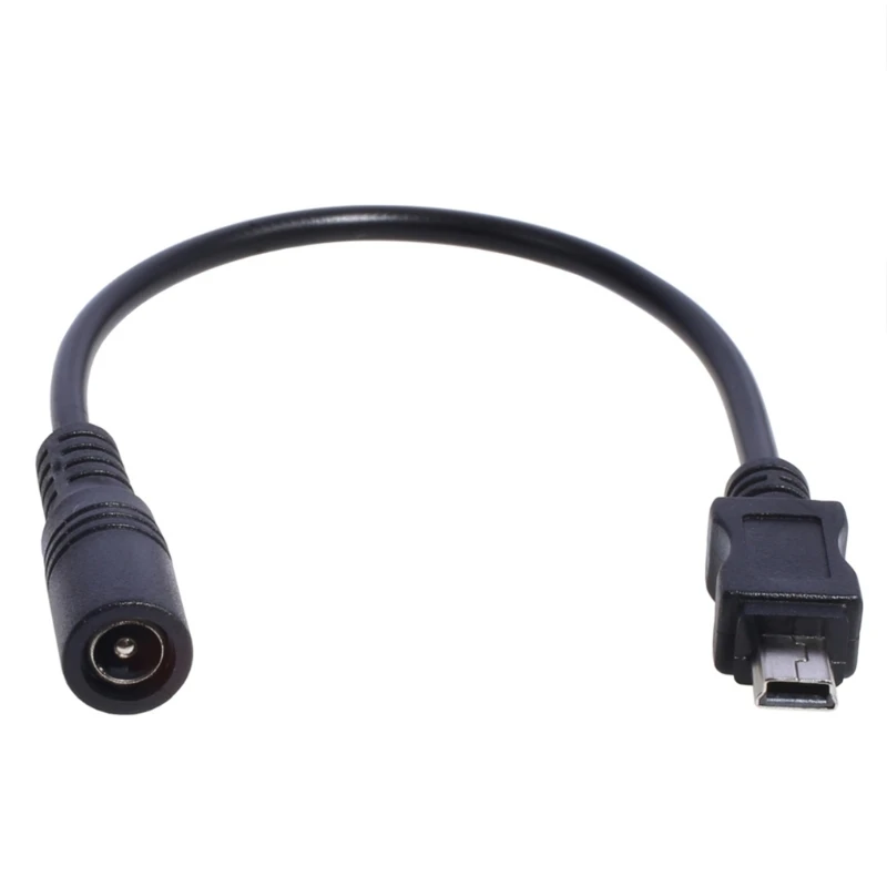 

5.5x2.1 Female to Mini USB Male Cable 5521 Power Power Conector- 5.5x2.1 Adapter Mini USB Converter