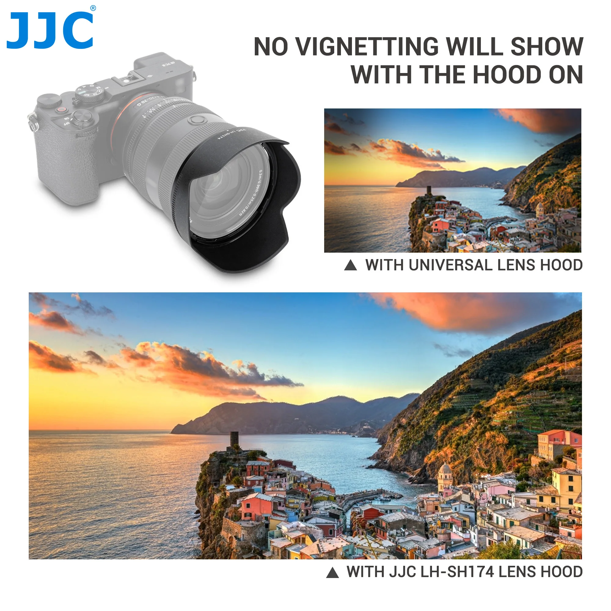 Pare-soleil pour Sony FE 20-70mm F4 G - Remplace ALC-SH174, 72mm