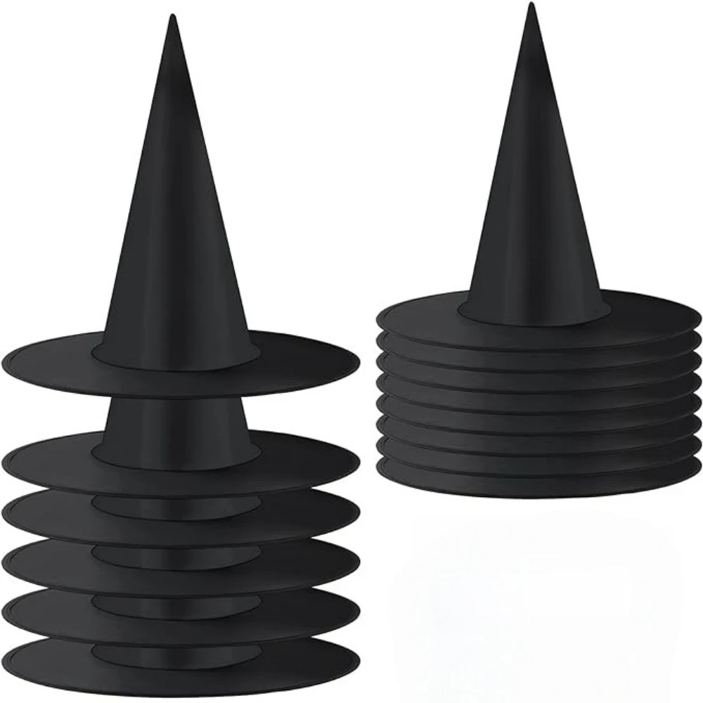 1Pcs Wizard Hat For Adult Children Halloween Prank Horror Party Masquerade Outdoor Bar School Home Decoration Props halloween witch hat