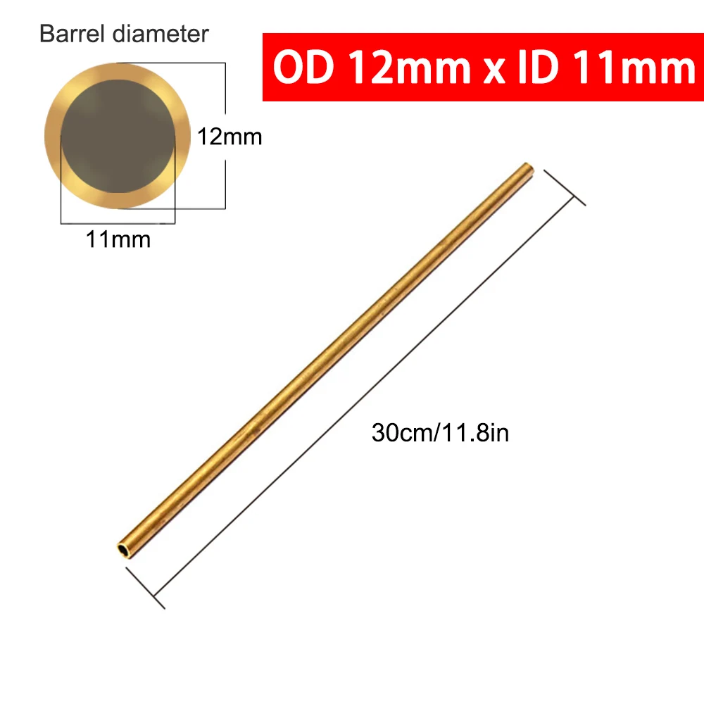 Versatile Brass Tubes for DIY Projects - Various Diameters and Lengths