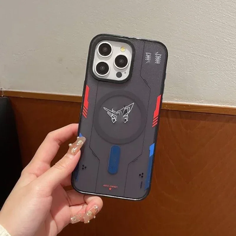 Mecha 2.0 Acrylic MagSafe Phone Case Cover for IPhone 12 13 14 15 Pro Max Case for IPhone 14 Pro