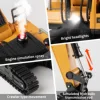 New 2.4G Remote Control Excavator Dump Truck RC Model Car Toy Professional Alloy Plastic Simulation Construction Vehicle for Kid 4