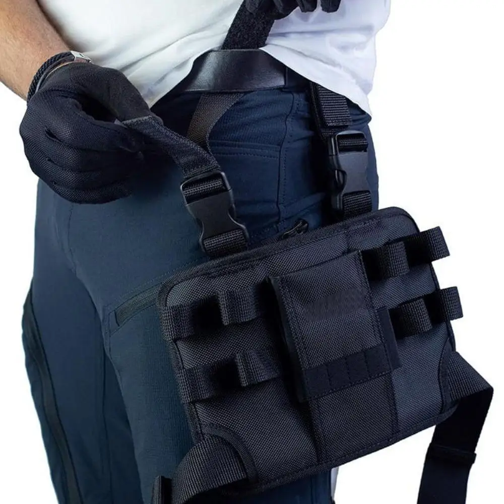 Repair Tool Bag Multi-Functional Oxford Cloth Auto Electrician Maintenance Tool Bag Wear-Resistant Leg Adjustable Tool Bag 6