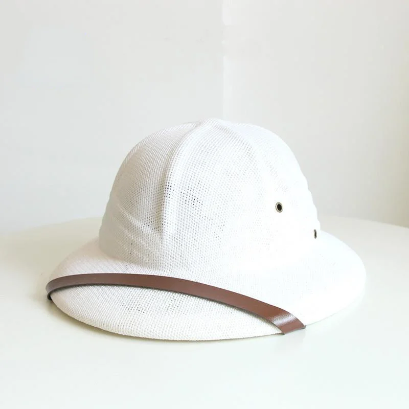 Vietnam War Army Hat Women Men British Explorer Straw Helmet Summer Boater Bucket Sun Hats Unisex Jungle Miners Cap beach hat women sun hat