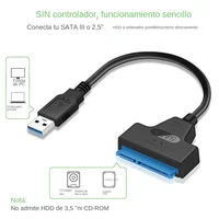 SATA to USB 3.0 Connector Cable Up to 6 Gbps for 2.5 inch External HDD SSD Hard Drive SATA 3 22 Pin Adapter USB to Sata III Cord - Image 4