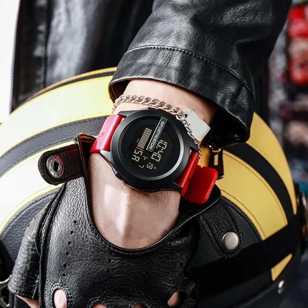 Men’s Digital Sport Watch – Waterproof LED with Alarm & Fitness Features 4