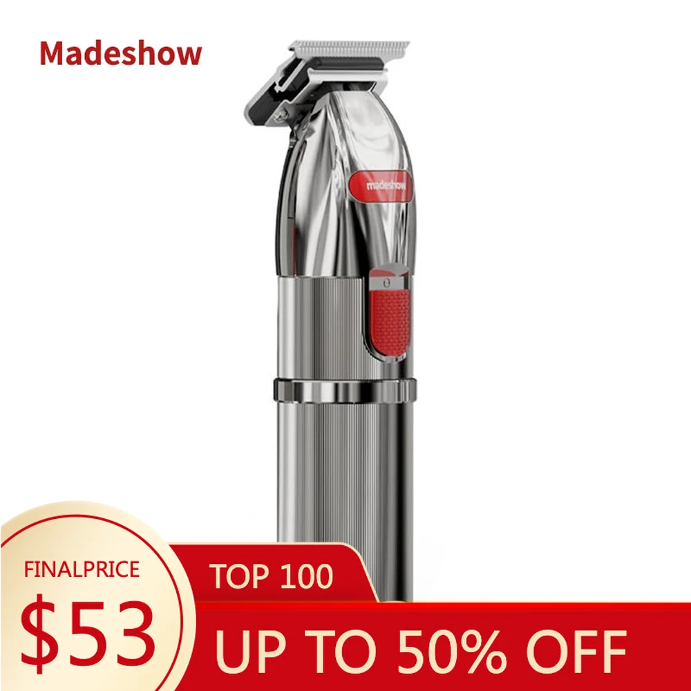 Newest MADESHOW M6 Professional Hair Clipper Trimmer For Men All Metal Haircutting Machine Haircut 7200rpm | Бытовая техника