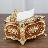 Paper Box European Living Room Simple Cute Household Paper Box Creative Coffee Table Tissue Box Bedside Cabinet Paper Box 3