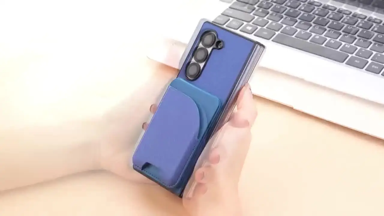 Чехол для Honor Magic V3 ковбойский диагональный тканевый разделитель магнитная карта