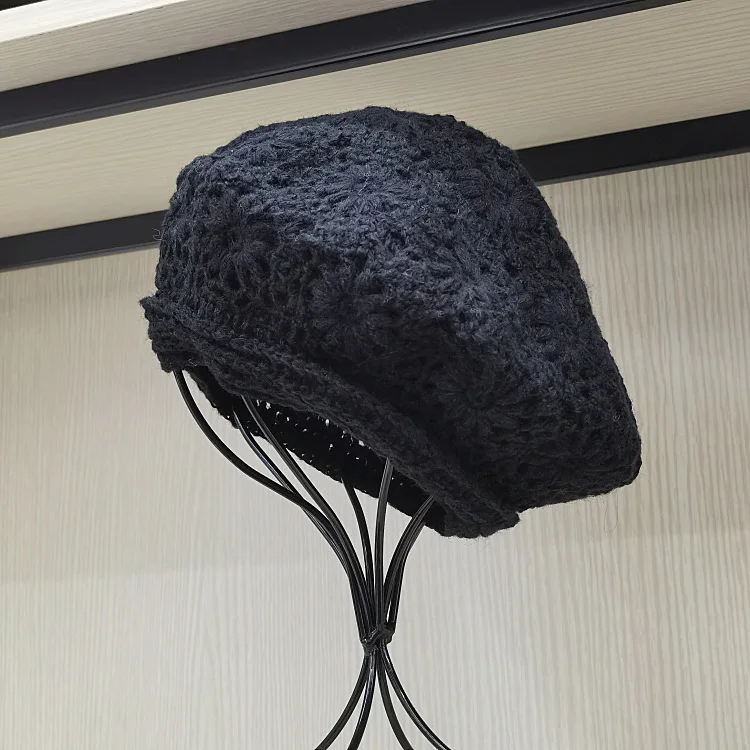 Muryobao Bonnet D'hiver Chaud En Tricot Torsadé Avec Visière Pour Femme