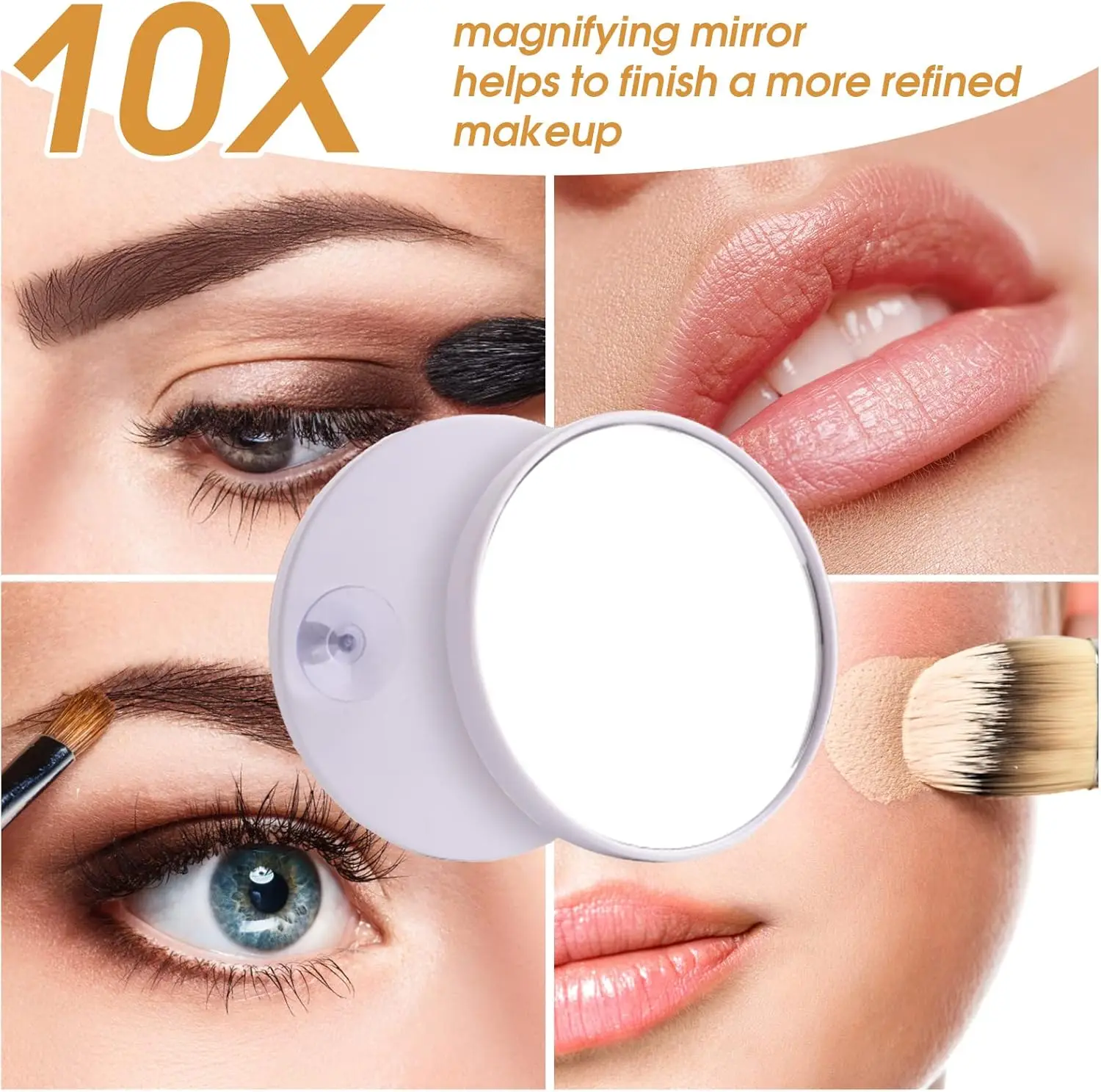 Vanity Mirror with Lights and Bluetooth Extra Large Hollywood Makeup Mirror with 18 pcs LED Bulbs Lighted USB