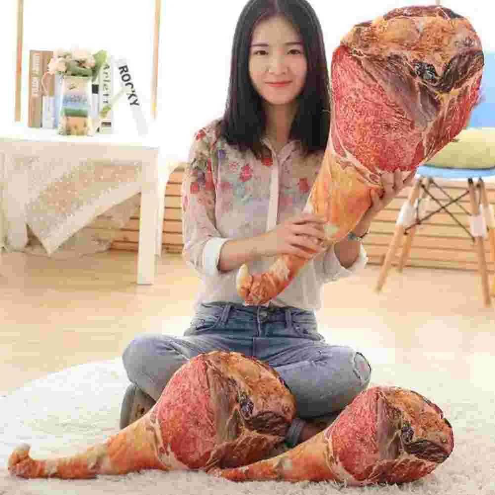 Simulated Ham Pillow Bacon Funny Cushion Food Prank Throw Filling: High Quality Pp Cotton Creative Bolster 6