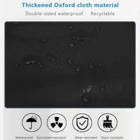 100 cm 39,3 pouces grand noir climatisation nettoyage couverture mural étanche poussière lavage sac d'eau protecteur Kit de nettoyage 6